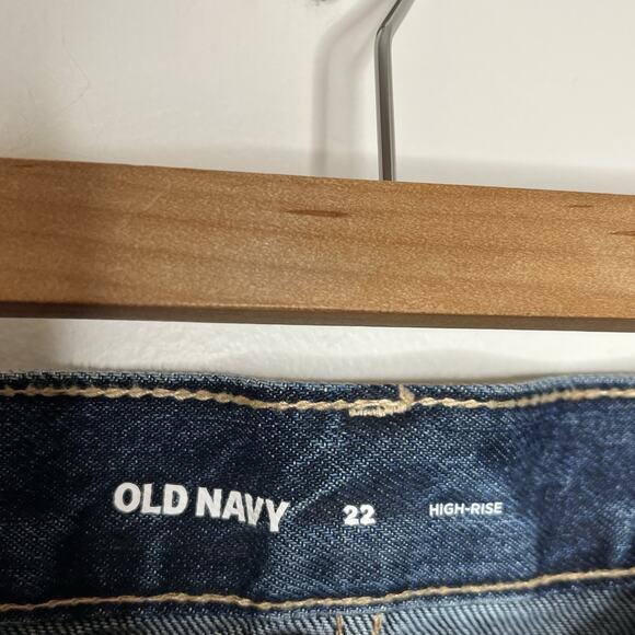 Old Navy Button Up Denim Jean Midi Skirt Womens Size 22 Western Festival Cowgirl - Picture 3 of 5